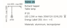 Artemide Tizio 35