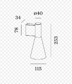 Wever & Ducre ODREY wandlampen 1.5
