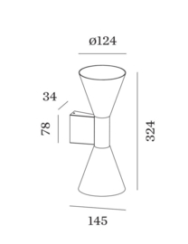 Wever & Ducre ORDEY wandlampen 2.4