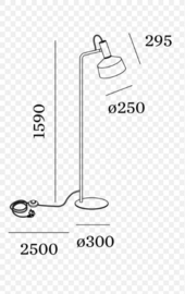 Wever & Ducre ROOMOR vloerlamp 1.2