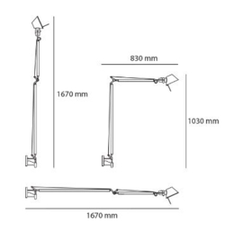 Artemide Tolomeo Braccio