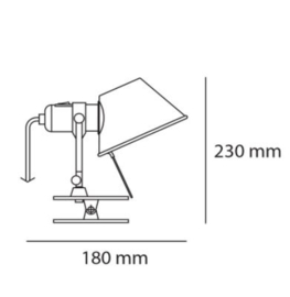 Artemide Tolomeo Pinza