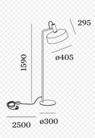 Wever & Ducre ROOMOR vloerlamp 1.3
