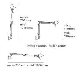 Artemide Tolomeo Micro Wall