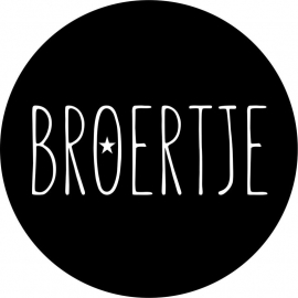 strijkapplicatie Broertje