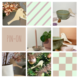 Pin-on Bird | set 3 stuks