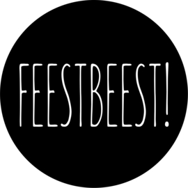 strijkapplicatie Feestbeest!