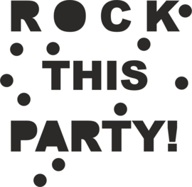 Rock this party! confetti