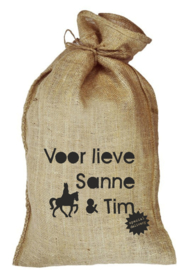 Jute zak - voor lieve...