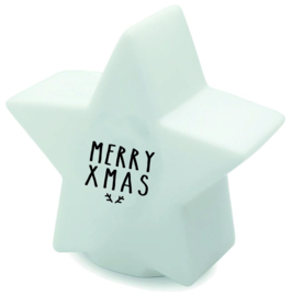 Lampje ster kerst 'Merry Xmas'