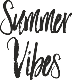 strijkapplicatie Summer Vibes tekst