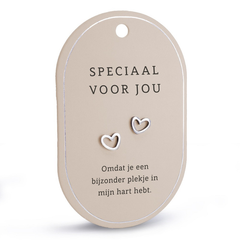Oorbellen | speciaal voor jou | zilver