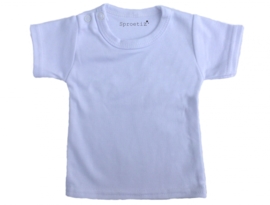 kinder t-shirt wit korte mouwen