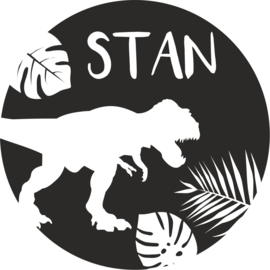 strijkapplicatie naam jungle dino