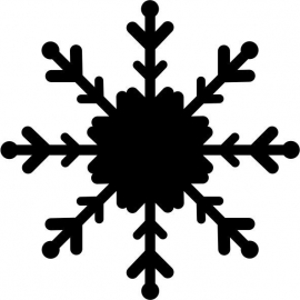 strijkapplicatie sneeuwvlok 4