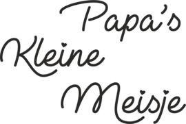 strijkapplicatiepapa's kleine meisje