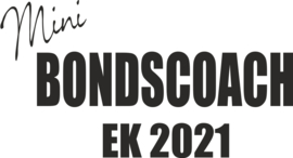 Strijkapplicatie EK 'mini bondscoach' EK 2021