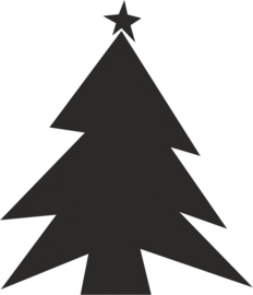 strijkapplicatie Kerstboom