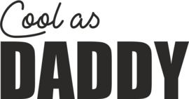 strijkapplicatie Cool as Daddy