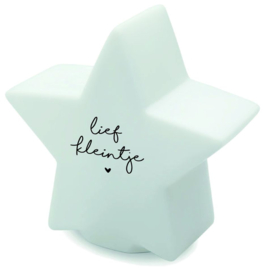 Lampje ster kerst 'Lief kleintje’
