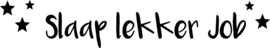 Lakentje Slaap lekker 'naam'