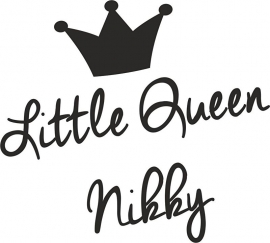 strijkapplicatie little queen naam