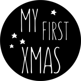 strijkapplicatie 'my first xmas'