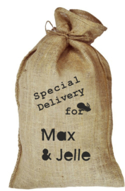 Jute zak - special delivery