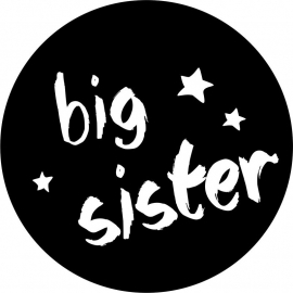 strijkapplicatie big sister cirkel