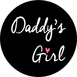 strijkapplicatie daddy's girl cirkel