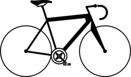 strijkapplicatie racefiets