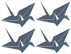 Muursticker Kraanvogels