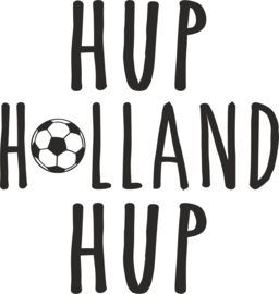 Strijkapplicatie EK 'Hup Holland Hup'