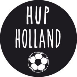 Strijkapplicatie EK 'Hup Holland' voetbal
