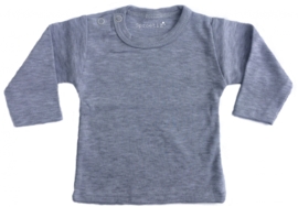 kinder t-shirt grijs lange mouwen