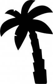strijkapplicatie palmboom