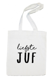 linnen tas -  Liefste juf