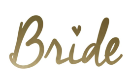 Strijkapplicatie Bride hartje