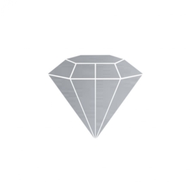 Strijkapplicatie strooi diamant (enkel)