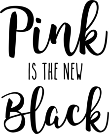 strijkapplicatie Pink is the new Black