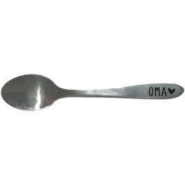 Lepeltje - oma- hartje
