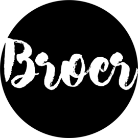 strijkapplicatie Broer uit cirkel!