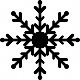 strijkapplicatie sneeuwvlok 2