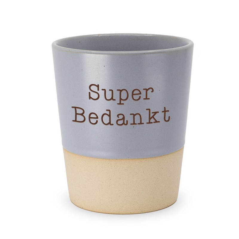 Mok | Bedankt | geglazuurd