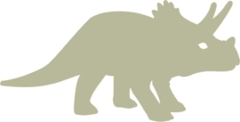 Muursticker Dino triceratops