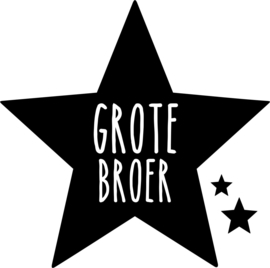 strijkapplicatie grote Broer sterren