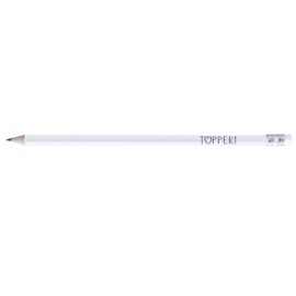 Potlood | Topper | wit