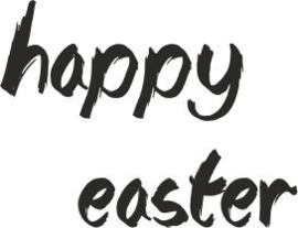 strijkapplicatie happy easter tekst