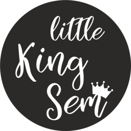 strijkapplicatie little King naam