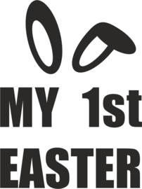 strijkapplicatie  'my 1st easter' (strak)